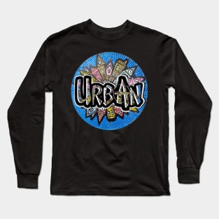 Urban Graffiti 1 by LowEndGraphics Long Sleeve T-Shirt